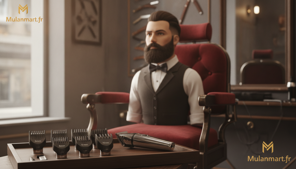 Hauteurs de coupe pour barbe