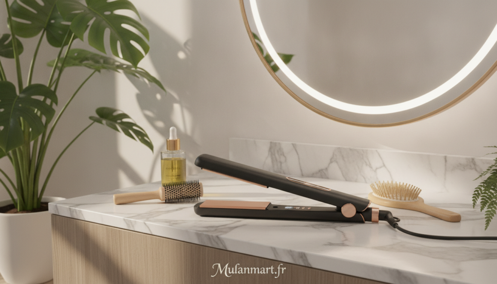 Lisseur adapté aux types de cheveux