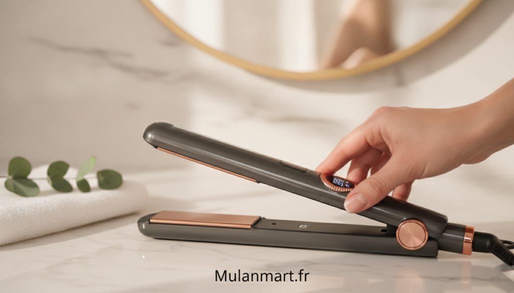 Température du lisseur pour protéger les cheveux